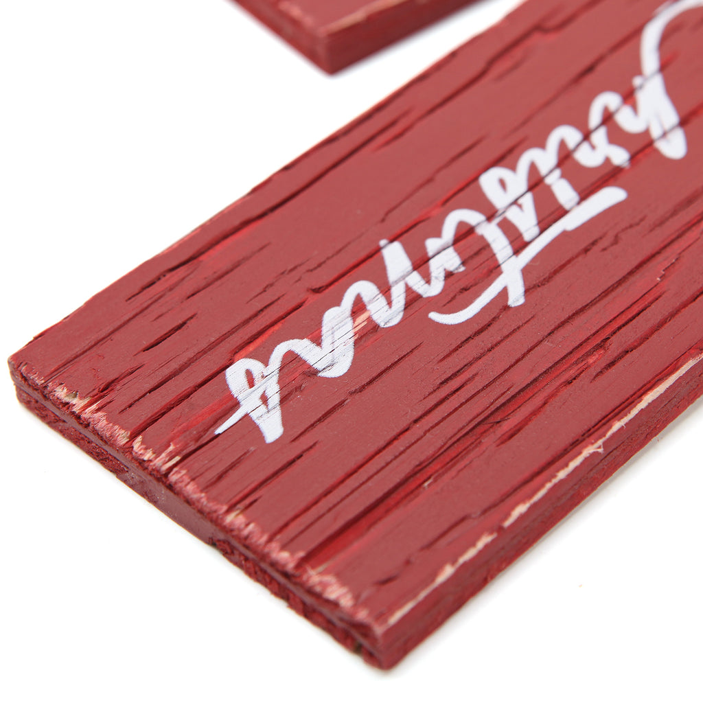 Wooden Word Merry Christmas Ornament – Original Barn