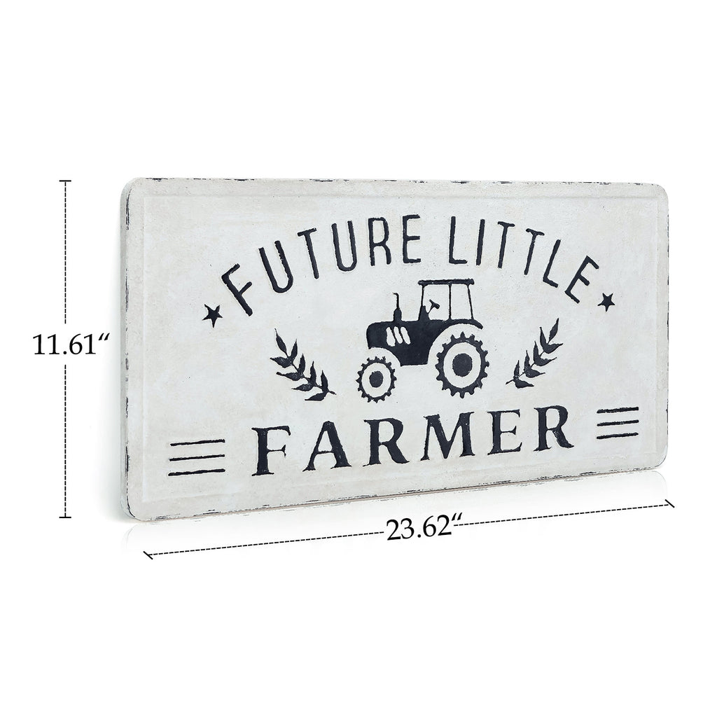 Future Little Farmer Iron Wall Sign