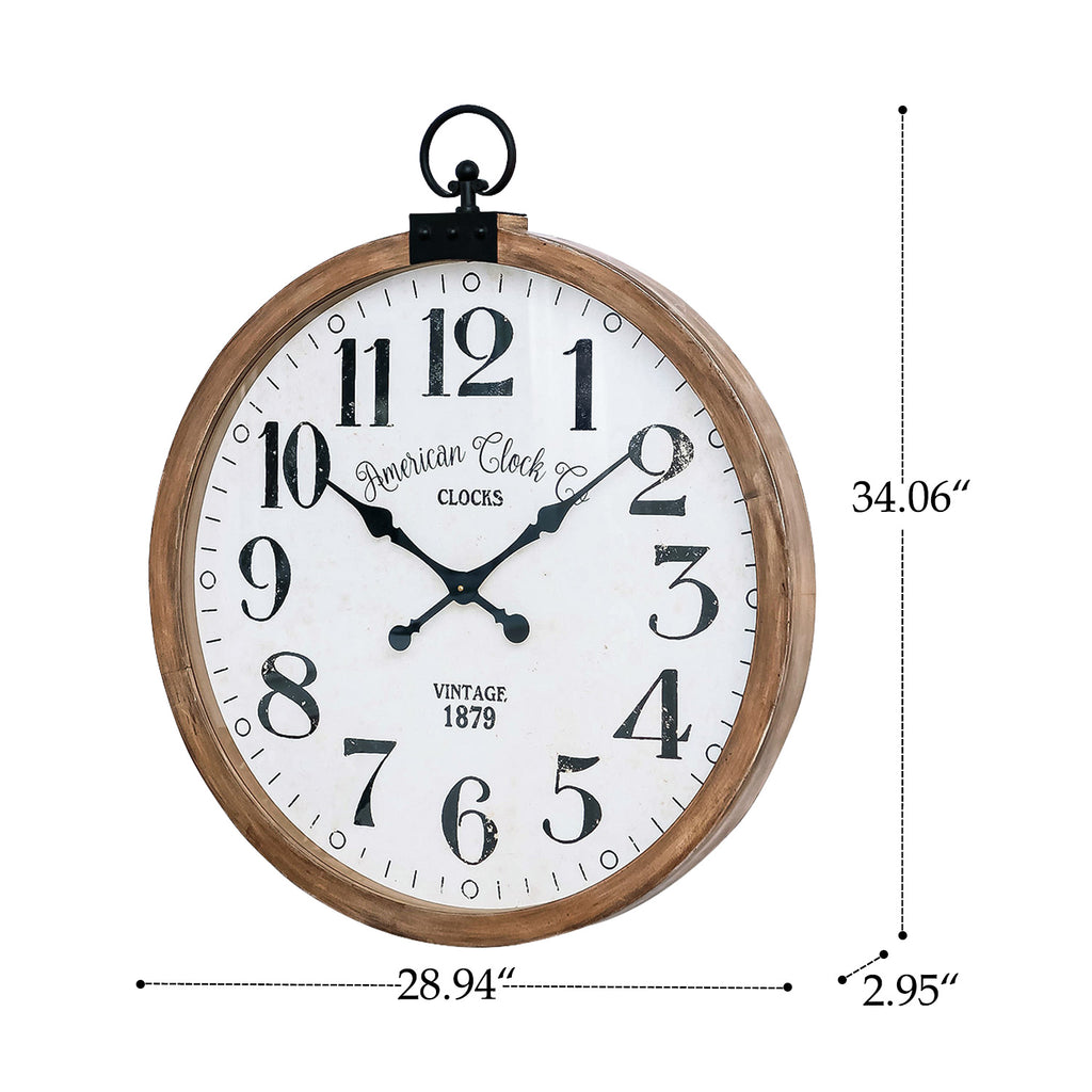Huge Pocket Watch Wall Clock