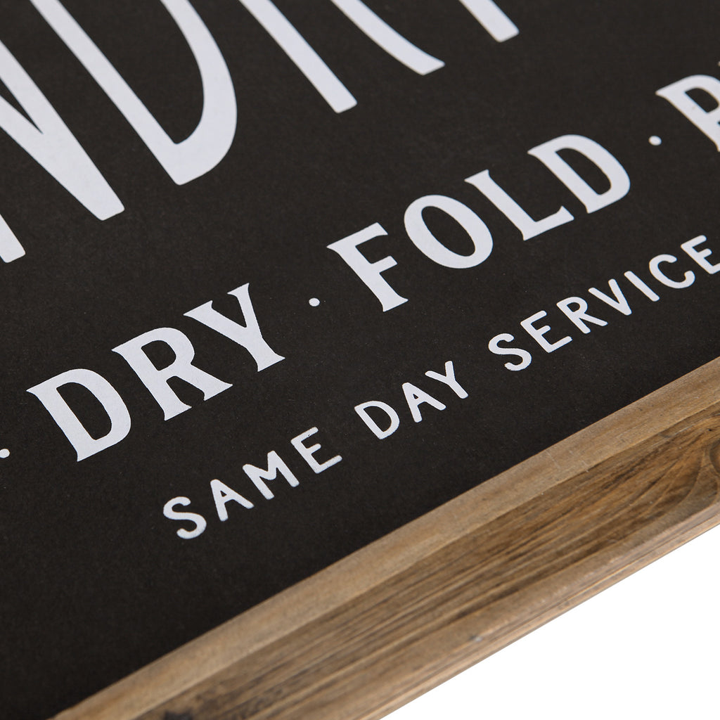 Laundry CO Paper Scroll Sign