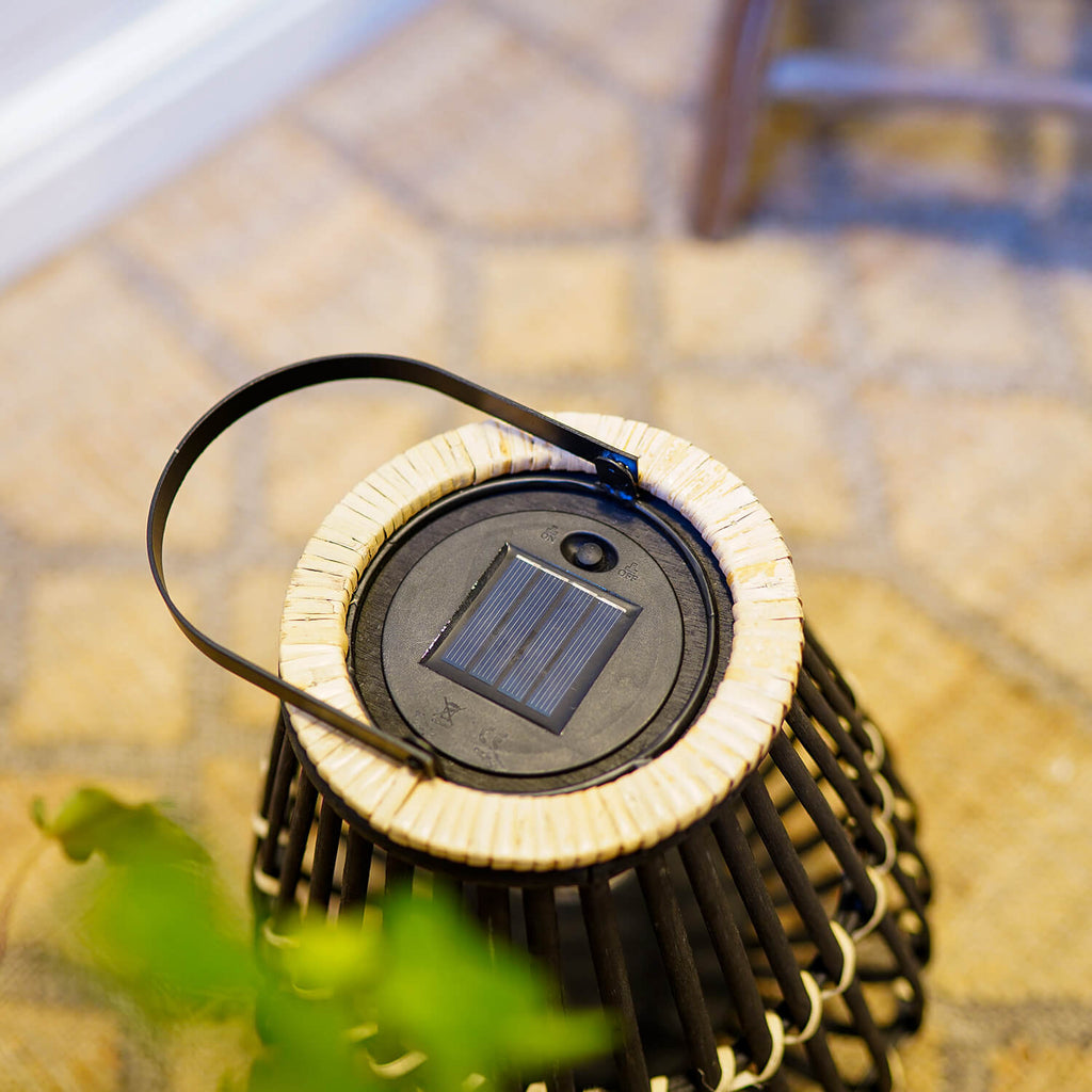Original Barn丨Black Bamboo Solar Small Lantern