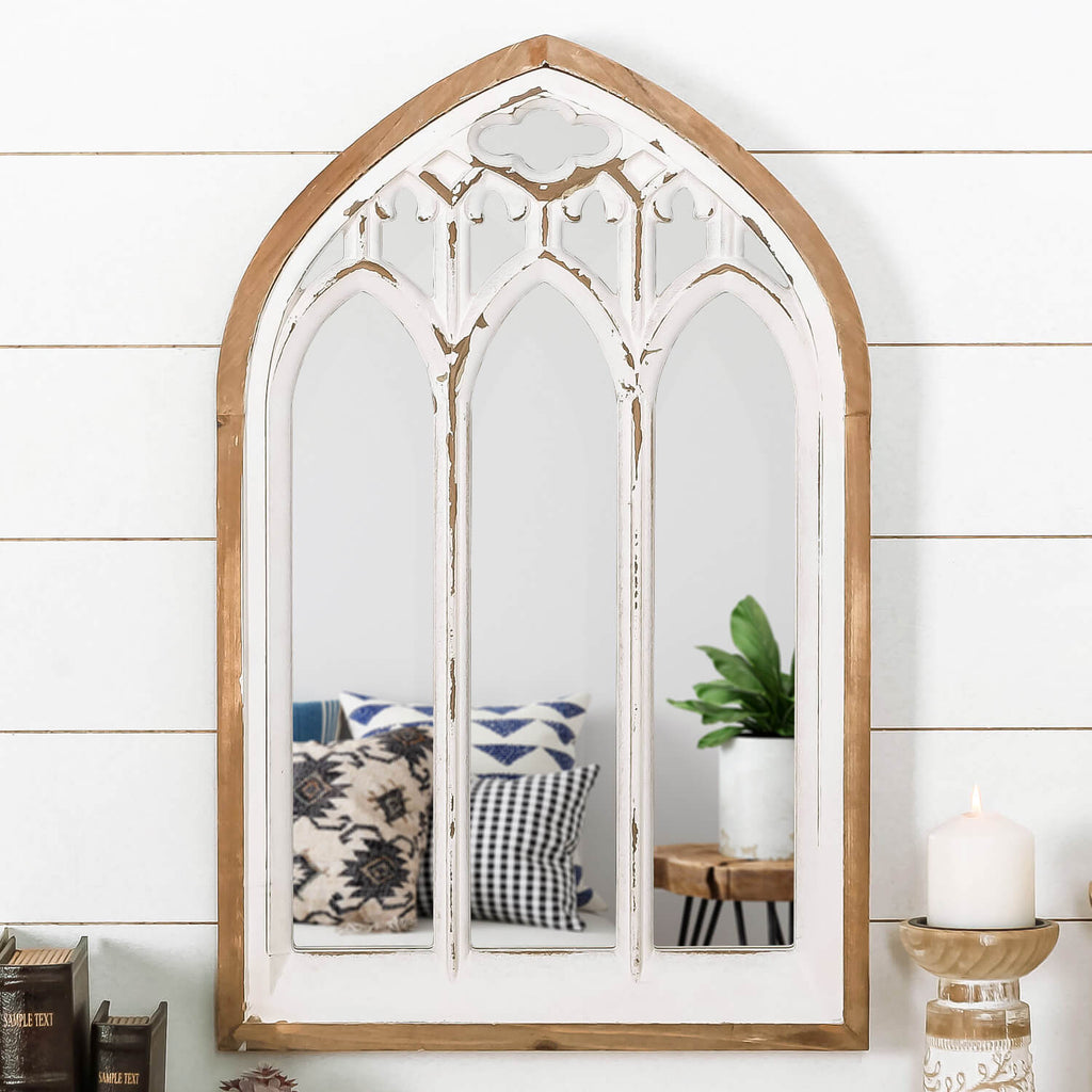Original Barn丨Cathedral Window Pane Mirror