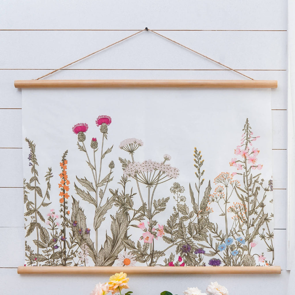 Original Barn丨Flower Canvas Scroll