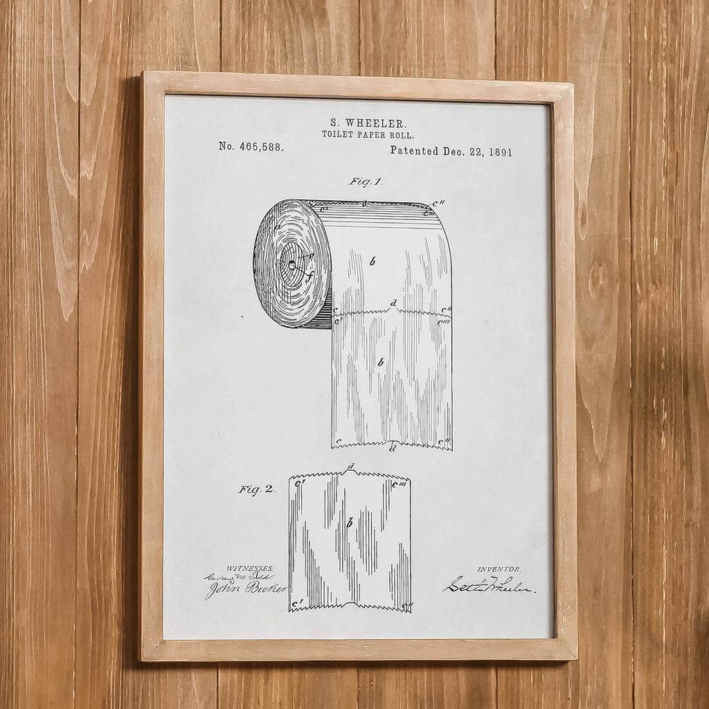 Toilet Paper Roll Wall Sign